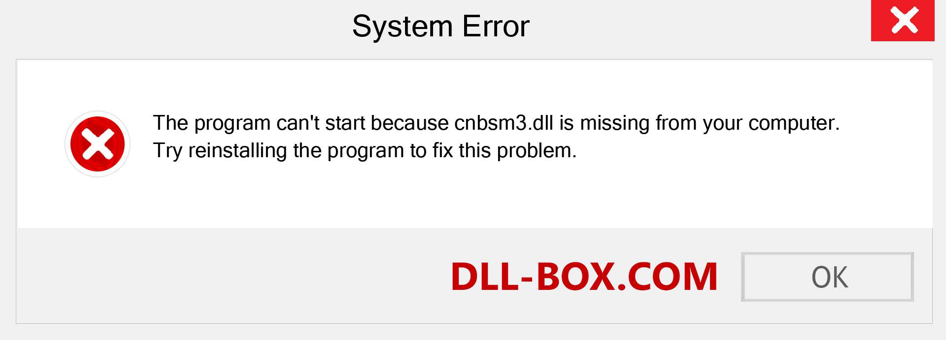  cnbsm3.dll file is missing?. Download for Windows 7, 8, 10 - Fix  cnbsm3 dll Missing Error on Windows, photos, images